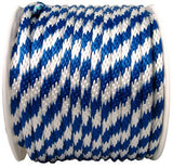 WELLINGTON CORDAGE P7240S0200BWFR 5/8 X 200 Blue/White Rope