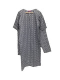 Anni Designer Women'S Cotton Blend Printed Straight Kurta With Pant (Utapi Multi_Xxl_Multicolor_Xx-Large),Multicolour,2XL