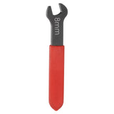 HARFINGTON Single Open End Wrench 8mm Metric 15 Degree Offset Angle U-Shaped Open Ended Spanner Small Flat Head Blackening Wrenc