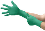 Ansell TouchNTuff 92600 Nitrile Lightweight Glove with Beaded Cuff, Chemical/Splash Resistance, Powder Free, 4.7mil Thickness,