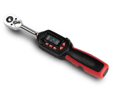 Tapha Tools 3/8 inch Digital Torque Wrench 3.1-62.7 ft-lbs (4.2-85 N-m) Torque Range, Accurate to 2% Dual Direction, LED and Buz