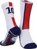 Neska Moda 11 To 17 Years Football Socks For Boys And Girls,MidCalf/Crew Socks,Soccer Socks,Sports Socks White,RedS2020