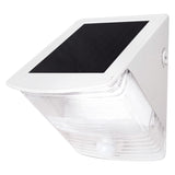 Maxsa 40234 Motion Activated Weatherproof Solar LED Wedge Light, White