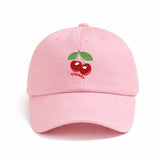 Salty Cherry Crush Cotton Cap For Women Stylish | Summer Head Cap Hats For Girls, Kids, Boys | Uv Protection | Adjustable Cotton