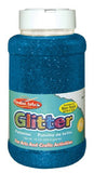 GLITTER 16 OZ BOTTLE BLUE
