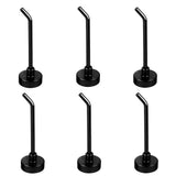 lasuroa 6pcs Heavy Duty Magnetic Hooks, 1.1lb 2.8in Long Strong Large Magnetic Cruise Cabins Coat Hangers for Wall Refrigerator
