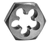 Century Drill & Tool, 98217, 7/89 NC, Hex Die, Precision Cut External Threads, High Carbon Alloy Steel