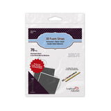 Scrapbook Adhesives 0140810 Foam Strips 3D Foam Strips, Black, One Size