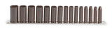 StanleyProto J72116 15 Piece 6 Point 3/8 Drive Deep Impact Socket Set