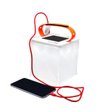 LuminAID Max Quick Inflate 2-in-1 Solar Camping Lantern and Phone Charger - Rechargeable LED Lamp for Camping, Hiking & Travel -