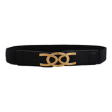 Syga WomenS Faux Leather Waist Belt (Pack Of 1) (Syga_Black)