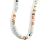 5x8mm Natural Rondelle Stone Beads Amazonite Semi Precious Abacus Beads Handmake Gemstone for Jewerly Making DIY Bracelet Neckla