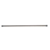 Design House 564187 Classic Adjustable 43 to 72inch Shower Rod for Bathroom Brushed Nickel