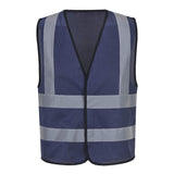 AYKRM 6xl 7xl 8xl navy blue hi vis vest big and tall (XS-8XL) (6XL-7XL-8XL, Navy)