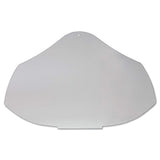 Uvex S8550 Clear Uncoated Replacement Visor, Polycarbonate