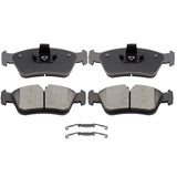 ECCPP D781-7649 4pcs Front Ceramic Disc Brake Pad Set Fit For BMW 318i 1992-1999,For 318is 1992-1999,For 318ti 1995-1999,For 320
