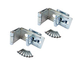 QCAA 90 Degree Angel HASP and Swivel Staple, 4-1/2, Steel, Zinc Plated, 2 Pack, Made in Taiwan