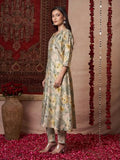 Anni Designer Women'S Rayon Blend Straight Printed Kurta With Pant (Bhaskar Pista_L_Pista_Large),Pista,L,Rayon Blend,Classic,