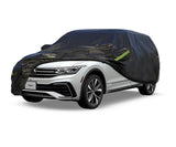 KouKou Waterproof SUV Car Cover Suitable for Volkswagen Tiguan 2020-2025, 7 Layers Windproof All Weather Waterproof Outdoor Cove