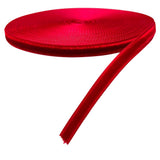 Chenkou Craft 5 Yards 1/4 Red Velvet Ribbon Spool (Red, 1/4(6mm))