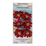 immix Expressions Craft Handmade Paper Flower Wriggled Flower Red