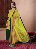 Anni Designer Women'S Rayon Viscose Straight Solid Kurta With Pant & Dupatta (Panai Mehandi_Xl_Mehandi_X-Large),Mehandi,XL,Rayon,Casual,