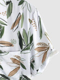 Dhruvi Trendz Mens Rayon Men'S Casual Shirt Regular Fit Western (Dt-Ms-6064_Whitegreen_Xl)