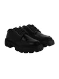 Shoetopia Smart Casual Lace-Up Detailed Black Loafers For Women & Girls /Uk8,Black,8,B0CBMR8L2N