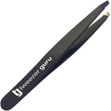 Tweezer Guru Tweezers for Women Facial Hair & Men - Precision Slant-Pointed Eyebrow Tweezer for Ingrown Hair, Blackhead & Splint