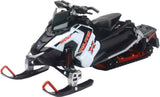 New Ray 57783 Polaris 800 Switchback Model Snowmobile White, 1/16 Scale Model