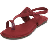 Ortho Joy Fancy Doctor Sandals|| Stylish Casual Slippers For Women,Cherry,6,B0B6FNT4SC