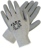 MEMPHIS GLOVE 9688XL Extra Large Flex Tuff Iigray Cotton/Poly Shell 1 (Price is for 12 Pair)