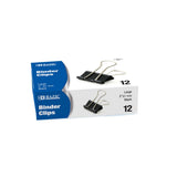 BAZIC Large 2Inch (51mm) Black Binder Clip