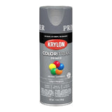 Krylon K05582007 COLORmaxx Primer Spray Paint for Indoor/Outdoor Use, Gray, 12 Ounce (Pack of 1)