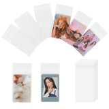 Baskiss 100 Packs Photocard Sleeves, 59 x 90 mm 200 Microns Kpop Clear Sleeves Idol Photo Cards Transparent Protector Trading Ca