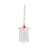 Large Round Bird Toy Feeder Color: Black