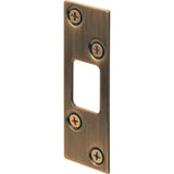 PrimeLine E 2285 Antique Brass Plated, High Security Deadbolt Strike (Single Pack)