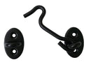 QCAA Reversible Hook, 304 Stainless Steel 360 Degree Swivel Cabin Hook Latch & Eye, 2-1/2, Stainless Steel, 2 Pack