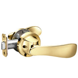 Yale P5101301 Navis Paddle Lever, Hands-Free Opening - Push with Your Hip, Passage, Polished Brass