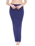 Clovia Womens Petticoat Style Saree Shapewear with Side Slit (SW0023P08_Blue_XL)
