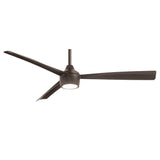 MINKA-AIRE F626L-ORB Skinnie 56 Ceiling Fan with Integrated LED Light in Oil Rubbed Bronze Finish