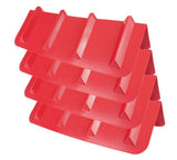 Mytee Products (4 Pack Red Corner Protector V Shaped Edge Guard 8 x 8 x 24 Inches