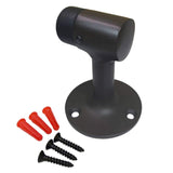 QCAA Solid Brass Door Stop, 3 Height, US10B ORB Oil Rubbed Bronze, Made in Taiwan, 1 Pack