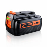 VANTTECH 40V 4.0Ah LBXR36 Battery Replacement for Black and Decker 40V Lithium Battery LBX2040 LBXR2036 LBX1540 LBX2540 Tools LS