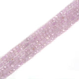 2mm Kunzite Faceted Gemstone Round Loose Beads Strand 15.5-16 DIY Jewelry Making
