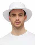 Zacharias MenS Cotton Cricket Umpire Sun Hat Ch01 (White; Free Size) (Pack Of 1)