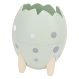 LEAFZY Dinosaur Egg Pencil & Pen Holder | MultiPurpose Plastic Desk Organizer for Stationery, Office, Study, Makeup | Cute Dino