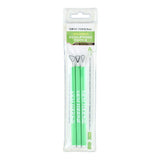 Xiem Tools USA Mini Ribbon Sculpting Tools, Heat Treated Steel, Set A Includes 3 Tools with Green Handles (MRS3A10289)
