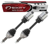 Sixity Auto 2 pc Front CV Axle Kit compatible with Pontiac G6 2.4L L4 3.5L V6 2005-2010 - Pair Left Right Driver Passenger Compl