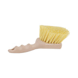 Utility Brush, Polypropylene Fill, 8 1/2 Long, Tan Handle